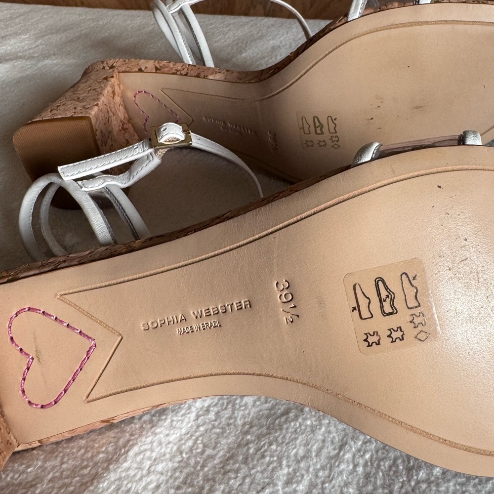Sophia Webster strappy heel sandal size US 9.8 - Picture 8 of 14